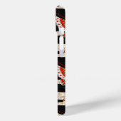 Coques Case-Mate iPhone ANCIENS BULLETINS JAPONAIS Rouge Noir Blanc (Verso / Gauche)