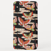 Coques Case-Mate iPhone ANCIENS BULLETINS JAPONAIS Rouge Noir Blanc (Dos)
