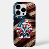 Coques Case-Mate iPhone Anciens Combattants Drapeau américain Merica Aigle (Verso)