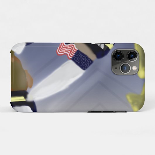 Coques Case-Mate iPhone Anciens Combattants Hommage Aigle en laiton (Dos (Horizontal))