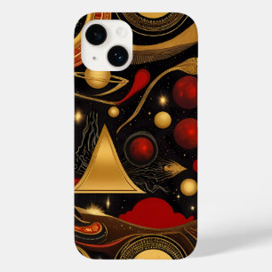 Coque Pour iPhone 14 Anciens symboles aux couleurs vives