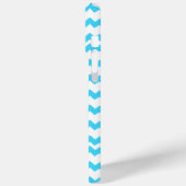 Coques Case-Mate iPhone Ancrage bleu avec vagues bleues (Verso / Gauche)