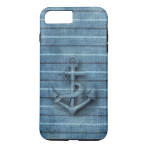 Coque iPhone 8 Plus/7 Plus Ancrage de classe nautique vintage