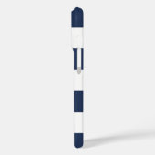 Coques Case-Mate iPhone Ancre Aqua sur Bleu (Verso / Gauche)