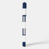 Coques Case-Mate iPhone Ancre Aqua sur Bleu (Verso / Droite)