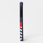 Coques Case-Mate iPhone Ancre avec des vagues et nom fait sur commande en (Dos/Gauche)