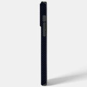 Coques Case-Mate iPhone Ancre Chrome nautique sur l'impression de fibre de (Verso / Gauche)