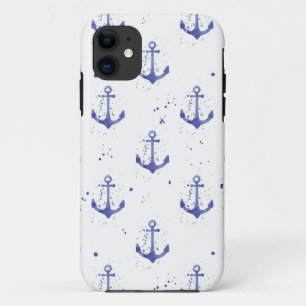 Coques Pour iPhone Ancre d'aquarelle Motif 2