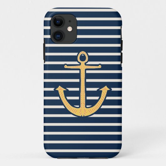 Coques Case-Mate iPhone Ancre de la marine (Dos)