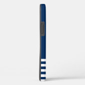 Coques Case-Mate iPhone Ancre de l'esprit nautique, bleu marine (Verso / Droite)