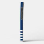 Coques Case-Mate iPhone Ancre de l'esprit nautique, bleu marine (Verso / Gauche)
