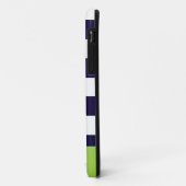 Coques Case-Mate iPhone Ancre de vert de marine/chaux (Dos/Gauche)