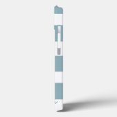 Coques Case-Mate iPhone Ancre des rayures nautiques (Verso / Gauche)