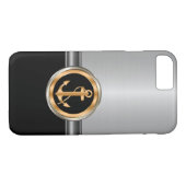 Coques Case-Mate iPhone Ancre en bateau classique pour hommes (Dos (Horizontal))