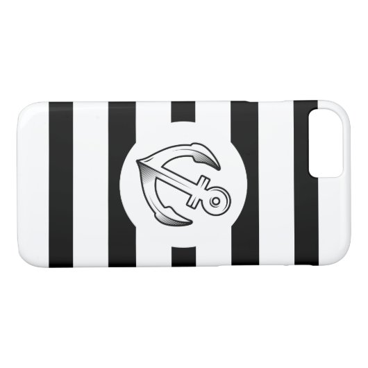 Coques Case-Mate iPhone Ancre et bandes (Dos (Horizontal))
