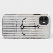 Coques Case-Mate iPhone Ancre et espoir (Dos (Horizontal))