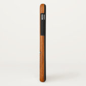 Coques Case-Mate iPhone Ancre Lifesaver en acier sur la plaque en teck (Dos/Gauche)