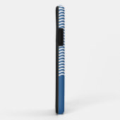 Coques Case-Mate iPhone Ancre nautique rayée de la marine originale (Dos/Droite)