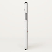 Coques Case-Mate iPhone Ancre Naútíque Rayures Rouges Blanc Bois (Dos/Droite)