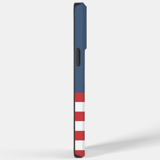 Coques Case-Mate iPhone Ancre nautique tendance Monogramme avec rayures ma (Verso / Droite)