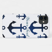 Coques Case-Mate iPhone Ancres Ahoy Nautical (Dos (Horizontal))