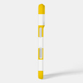 Coques Case-Mate iPhone Ancres blanches bleues et jaunes pesées (Verso / Droite)