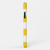 Coques Case-Mate iPhone Ancres bleues et jaunes blanches Aweigh (Dos/Droite)