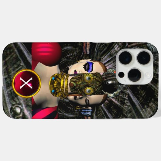 Coques Case-Mate iPhone ANDROID XENIA SPACESHIP PILOTE, Gem Monogram Sci f (Verso (horizontal))