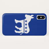 Coques Case-Mate iPhone Âne de Démocrate (Dos (Horizontal))
