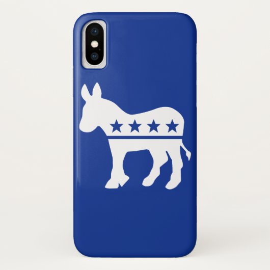 Coques Case-Mate iPhone Âne de Démocrate (Dos)