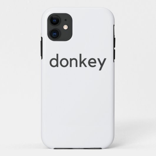 Coques Case-Mate iPhone âne foncé (Dos)