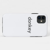 Coques Case-Mate iPhone âne foncé (Dos (Horizontal))