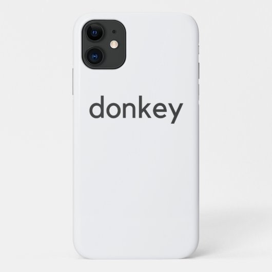 Coques Case-Mate iPhone âne foncé (Dos)