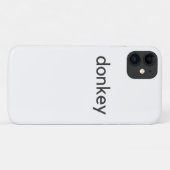 Coques Case-Mate iPhone âne foncé (Dos (Horizontal))