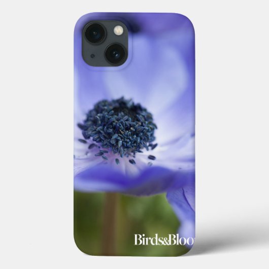 Coques Case-Mate iPhone Anémon bleu (Verso)
