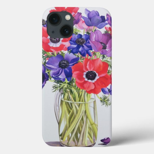 Coques Case-Mate iPhone Anémones dans une cruche en verre 2007 (Verso)