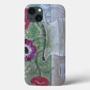 Etui iPhone 13 Anemones in White Jug 2013