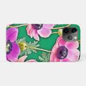Coques Case-Mate iPhone Anémones violets roses (Dos (Horizontal))