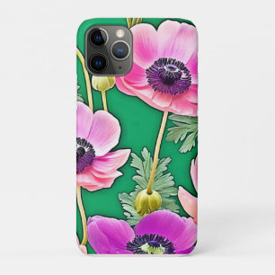 Case-Mate iPhone Case Anémones violets roses