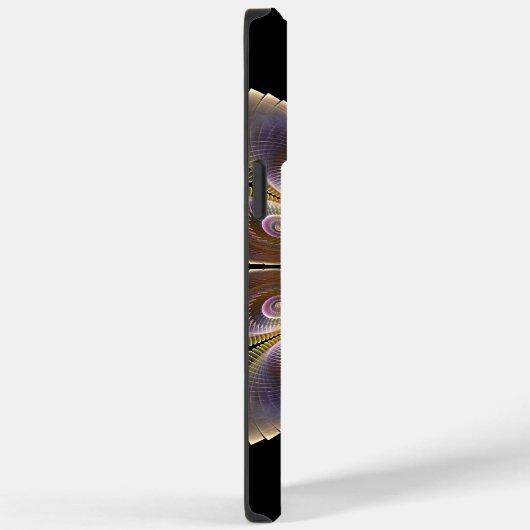 Coques Case-Mate iPhone Ange Abstraite ailes Mandala Monogramme fractal (Verso / Droite)