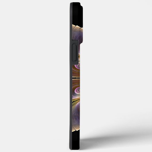 Coques Case-Mate iPhone Ange Abstraite ailes Mandala Monogramme fractal (Verso / Droite)