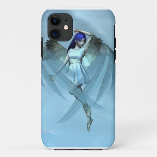 Coques Case-Mate iPhone ange bleu (Dos)