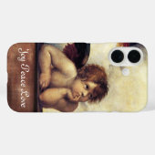 Coques Case-Mate iPhone ANGE DE RENAISSANCE / Cherub ailé (Verso (horizontal))