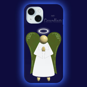 Coque Pour iPhone 15 Ange du gardien de la crème