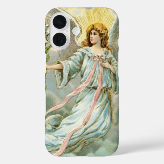 Coques Case-Mate iPhone Ange en bleu (Verso)
