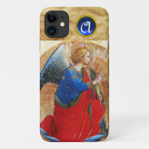 COQUE Case-Mate POUR iPhone ANGE EN OR ROUGE ET BLEU GEMSTONE MONOGRAMME