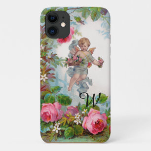 COQUE Case-Mate POUR iPhone ANGE GARDANT DES ROSES ET DES FLEURS ROSES ROMANTI