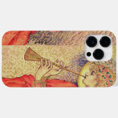 Coques Case-Mate iPhone Ange jouant du flageolet (Verso (horizontal))