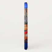 Coques Case-Mate iPhone ANGE MUSICAL, Sapphire Bleu Monogramme (Dos/Gauche)