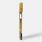 Coques Case-Mate iPhone ANGE MUSICALE EN ROUGE ET MONogramme DE Gemstone O (Verso / Droite)